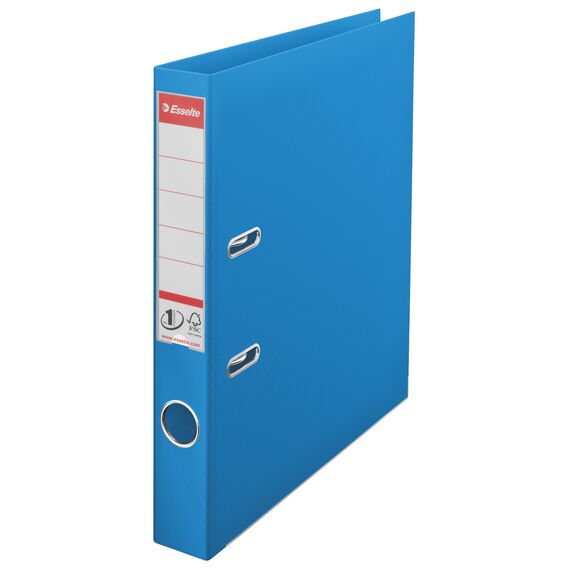 Biblioraft plastifiat interior-exterior, 5 cm ESSELTE Vivida Power, ALEGE CULOAREA: Albastru - 2Papet
