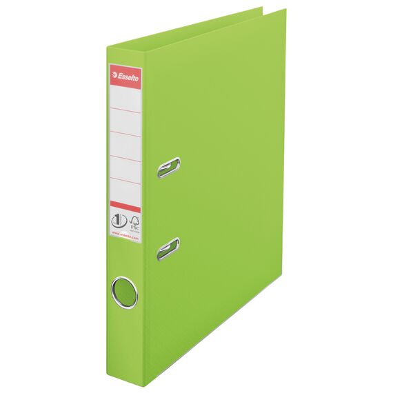 Biblioraft plastifiat interior-exterior, 5 cm ESSELTE Vivida Power, ALEGE CULOAREA: Verde - 2Papet