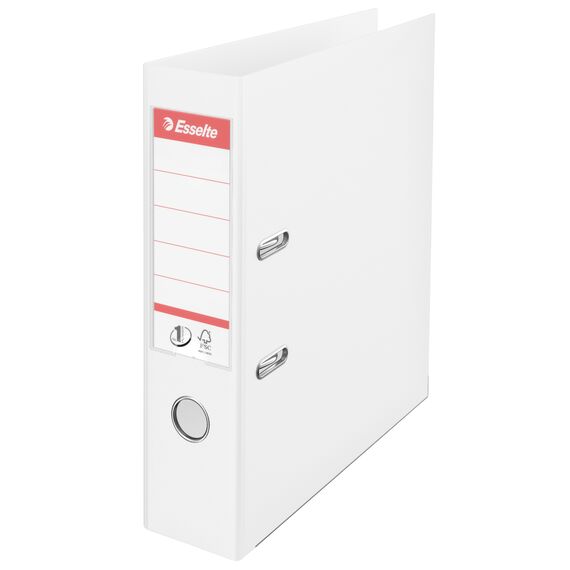 Biblioraft plastifiat interior-exterior, 7.5 cm ESSELTE Vivida Power, ALEGE CULOAREA: Alb - 2Papet