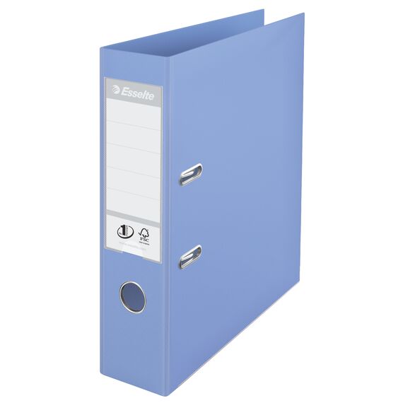 Biblioraft plastifiat interior-exterior, 7.5 cm ESSELTE Power Pastel, ALEGE CULOAREA: Solea Bleu - 2Papet