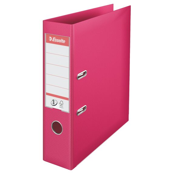 Biblioraft plastifiat interior-exterior, 7.5 cm ESSELTE Power, ALEGE CULOAREA: Magenta - 2Papet