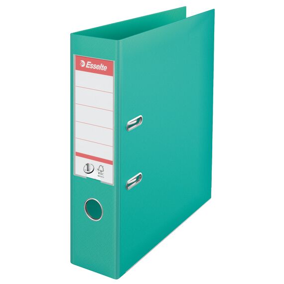 Biblioraft plastifiat interior-exterior, 7.5 cm ESSELTE Power, ALEGE CULOAREA: Menta - 2Papet