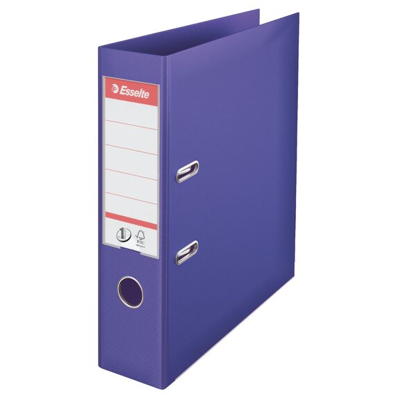Biblioraft plastifiat interior-exterior, 7.5 cm ESSELTE Power, ALEGE CULOAREA: Mov - 2Papet