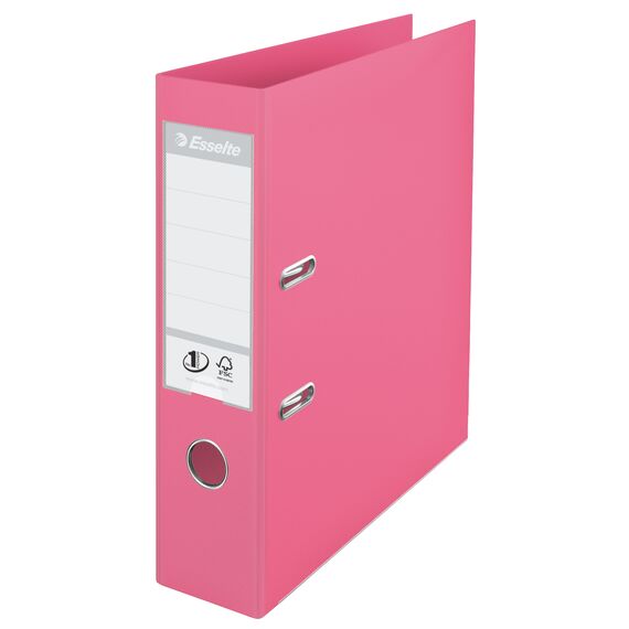 Biblioraft plastifiat interior-exterior, 7.5 cm ESSELTE Power Pastel, ALEGE CULOAREA: Solea Pink - 2Papet