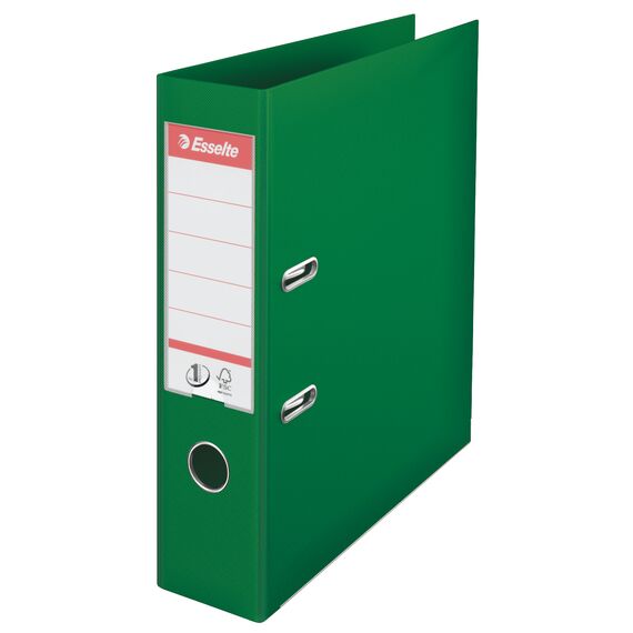 Biblioraft plastifiat interior-exterior, 7.5 cm ESSELTE Power, ALEGE CULOAREA: Verde - 2Papet