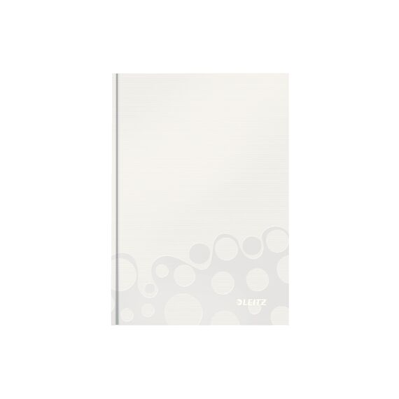 Caiet A5 matematica, coperta carton, 80 file, 90g/mp, LEITZ WOW, ALEGE CULOAREA: Alb - 2Papet