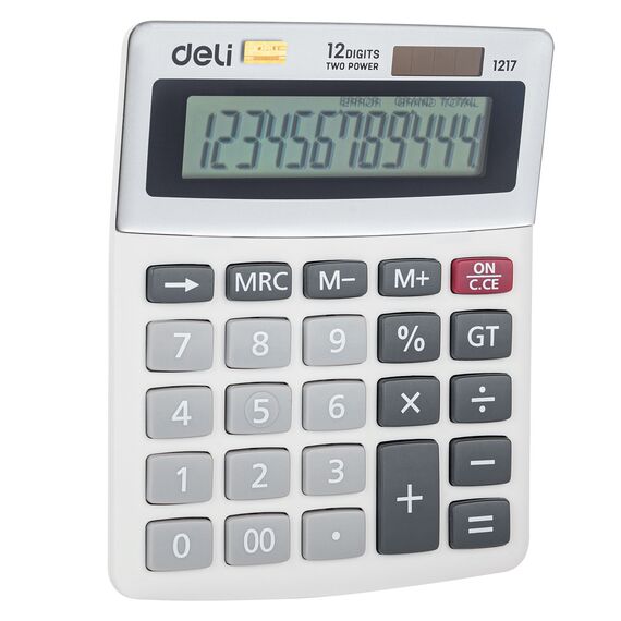 Calculator de birou cu 12 digits, DELI 1217 - Papet