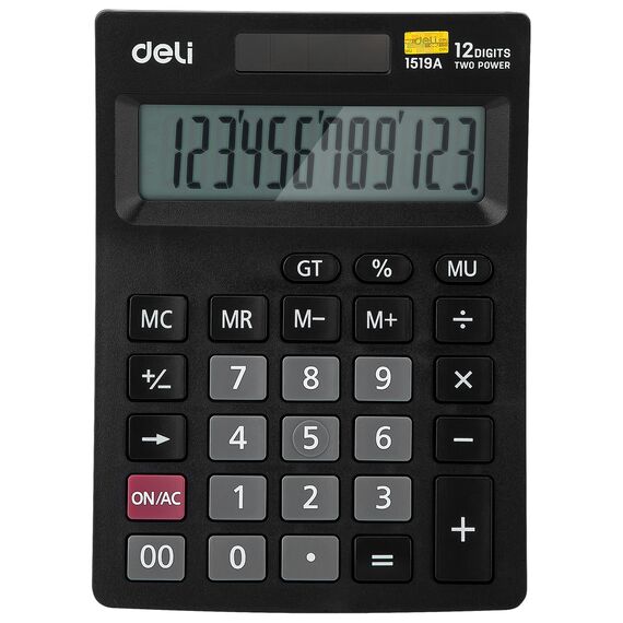 Calculator de birou cu 12 digits, DELI 1519A - Papet