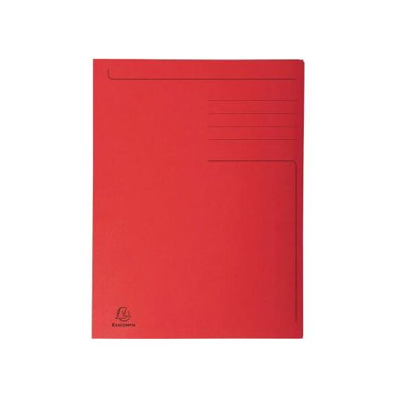 Dosar plic, carton colorat, EXACOMPTA, ALEGE CULOAREA: Rosu - 2Papet