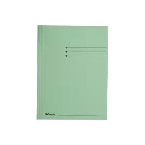 Dosar plic, carton colorat, ESSELTE, ALEGE CULOAREA: Verde - 2Papet