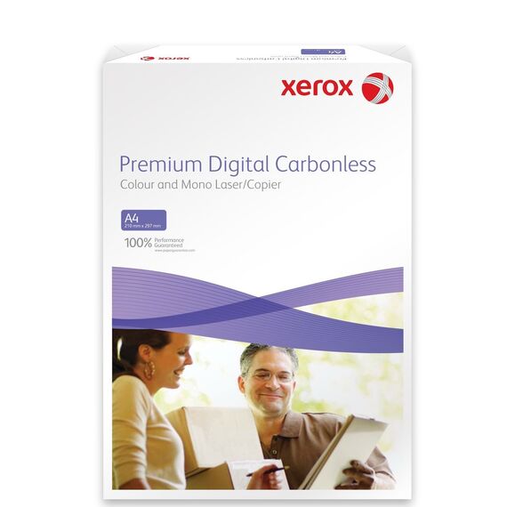 Hartie autocopiativa 3 exemplare, XEROX Carbonless, A4, Alb/Galben/Roz, 167 seturi - Papet