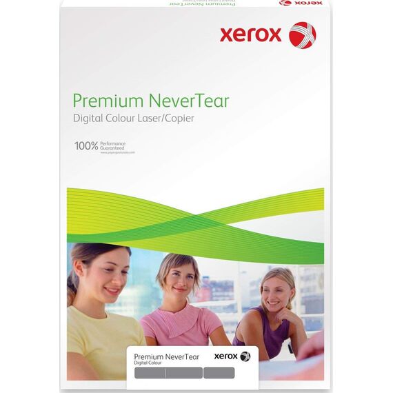 Hartie alba din poliester, A4, 195 microni, 100 coli/top, XEROX Nevertear - Papet