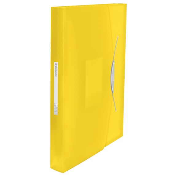 Mapa A4 extensibila cu 6 compartimente, ESSELTE Vivida, ALEGE CULOAREA: Galben - 2Papet