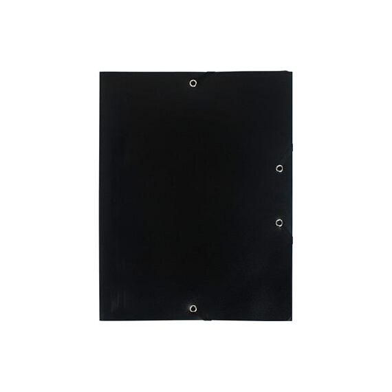 Mapa plastic A4, cu elastic EXACOMPTA, ALEGE CULOAREA: Negru - 2Papet