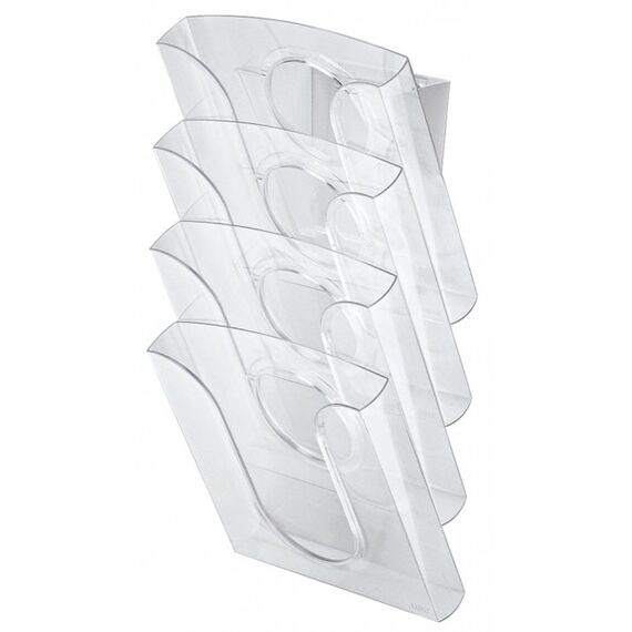 Suport cataloage transparent, 4 tavite si 1 suport, LEITZ Presenter - Papet