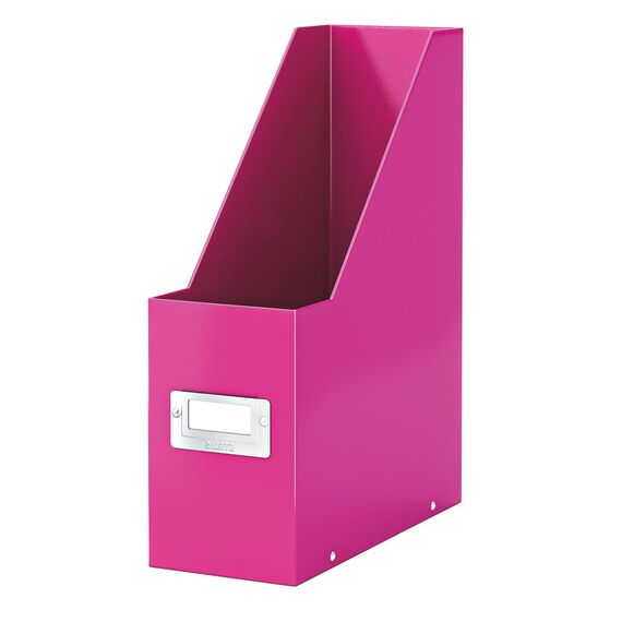 Suport vertical A4 din carton, LEITZ Click&Store, ALEGE CULOAREA: Roz - 2Papet