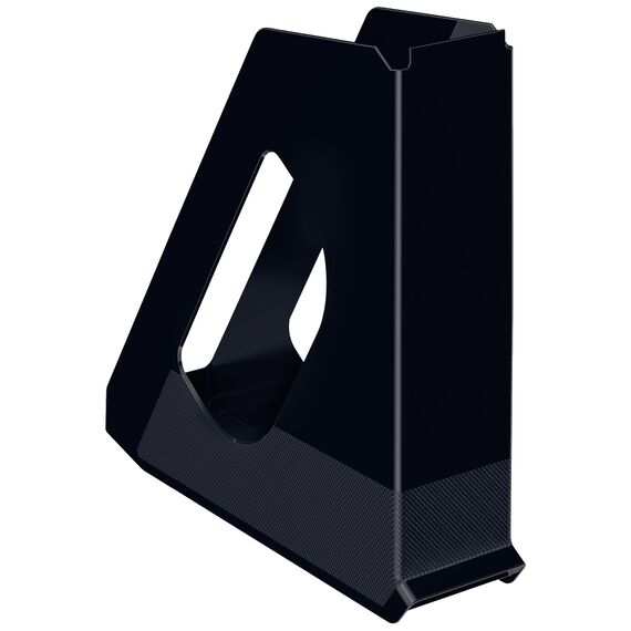 Suport vertical A4 din plastic, ESSELTE Europost, ALEGE CULOAREA: Negru - 2Papet