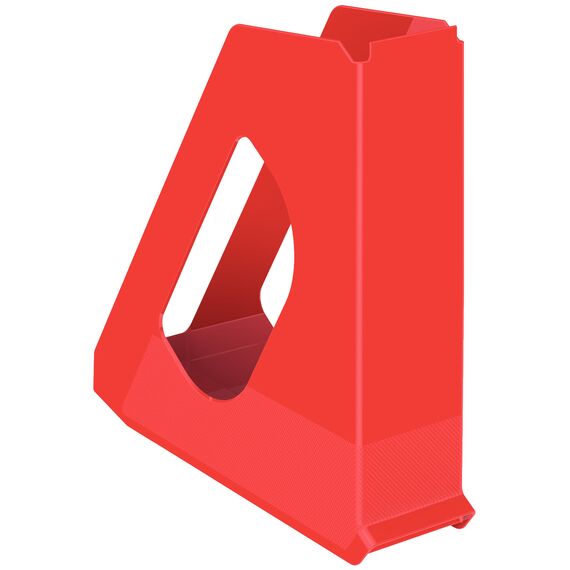 Suport vertical A4 din plastic, ESSELTE Europost, ALEGE CULOAREA: Rosu - 2Papet