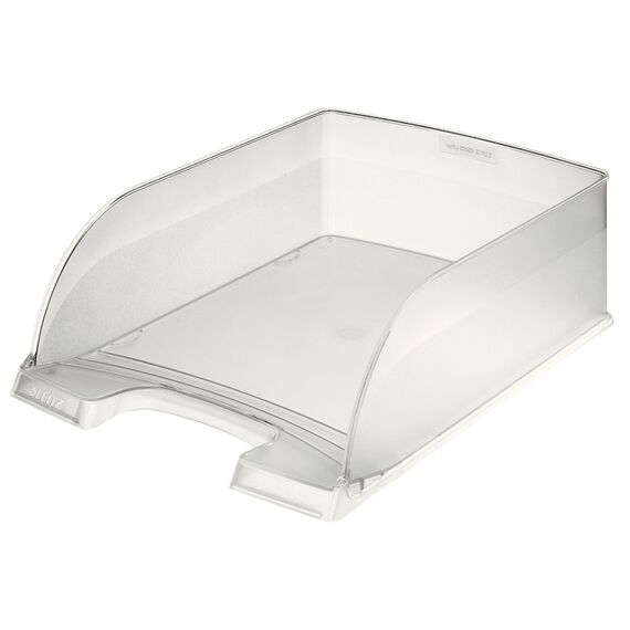 Tavita documente cu capacitate mare, color, LEITZ Plus Jumbo, ALEGE CULOAREA: Transparent - 2Papet