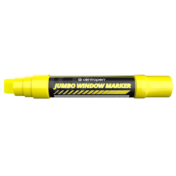 Marker creta lichida 2-15 mm, CENTROPEN 9120 Jumbo, ALEGE CULOAREA: Galben - 2Papet