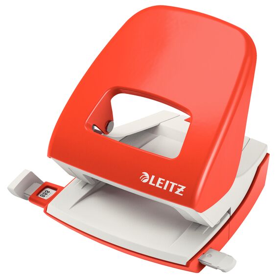 Perforator metalic LEITZ NeXXt 5008, 30 coli, ALEGE CULOAREA: Rosu deschis - 2Papet