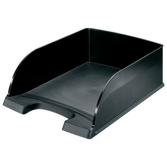 Tavita documente cu capacitate mare, color, LEITZ Plus Jumbo, ALEGE CULOAREA: Negru - 2Papet