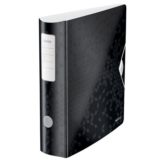 Biblioraft plastifiat 8.2cm, deschidere 180 grade, LEITZ WOW Active, ALEGE CULOAREA: Negru - 2Papet