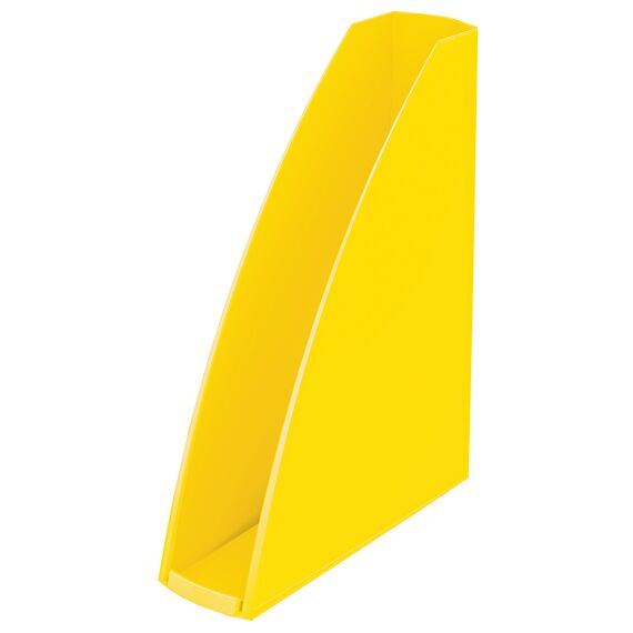 Suport vertical A4 din plastic, LEITZ WOW, ALEGE CULOAREA: Galben - 2Papet