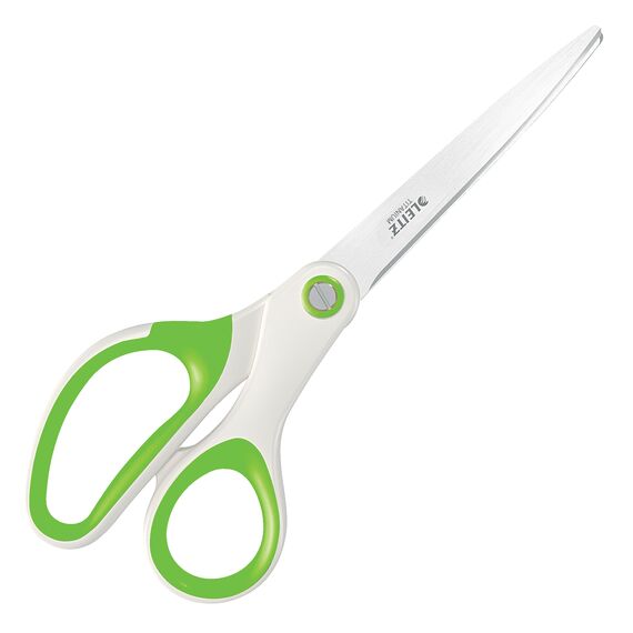 Foarfeca ergonomica 20.5 cm, LEITZ WOW Titanium, ALEGE CULOAREA: Verde - 2Papet