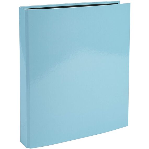 Caiet mecanic A4 cu 2 inele, 25 mm, EXACOMPTA Pastel Aquarel, ALEGE CULOAREA: Albastru - 2Papet