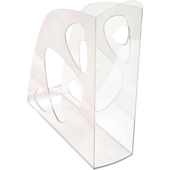 Suport vertical A4 din plastic, EXACOMPTA Eco, ALEGE CULOAREA: Transparent - 2Papet