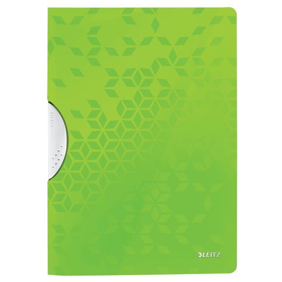 Dosar plastic A4 cu clema pivotanta, LEITZ WOW, ALEGE CULOAREA: Verde - 2Papet