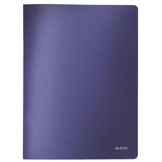 Mapa de prezentare A4 cu 40 folii, LEITZ Style Satin, ALEGE CULOAREA: Albastru - 2Papet