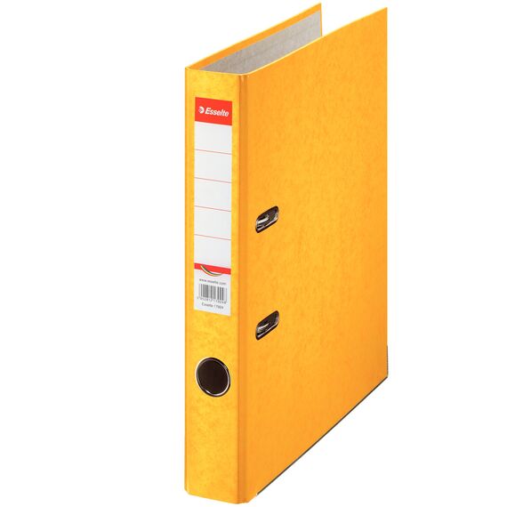 Biblioraft marmorat color, 5 cm ESSELTE Rainbow, ALEGE CULOAREA: Galben - 2Papet