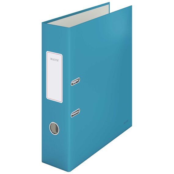 Biblioraft plastifiat 8cm, deschidere 180 grade, LEITZ Cosy, ALEGE CULOAREA: Albastru - 4Papet