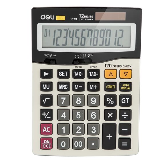 Calculator de birou cu 14 digits, DELI Metal 1629 - Papet