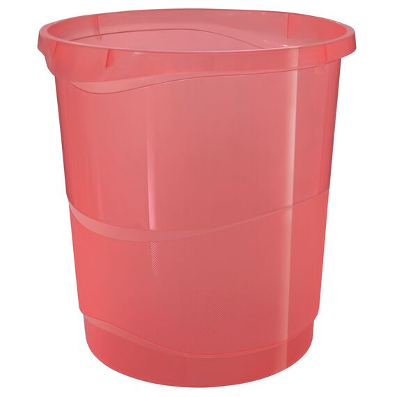 Cos de birou pentru hartie, 14L ESSELTE Colour Breeze, ALEGE CULOAREA: Coral - 2Papet