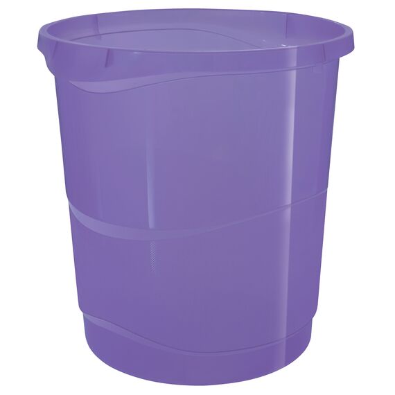 Cos de birou pentru hartie, 14L ESSELTE Colour Breeze, ALEGE CULOAREA: Lavanda - 2Papet
