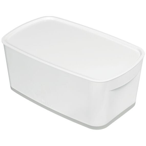 Cutie depozitare mica din plastic cu capac, LEITZ MyBox - Papet