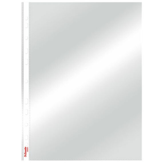 File protectie cristal, 105 microni, 10 buc/set, A4, ESSELTE - 2Papet