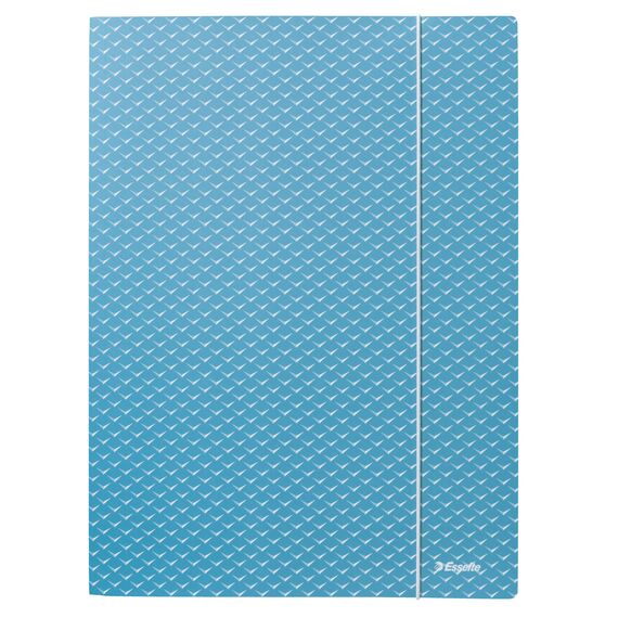 Mapa A4 din carton, cu elastic, ESSELTE Colour Breeze, ALEGE CULOAREA: Albastru - 2Papet