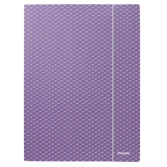 Mapa A4 din carton, cu elastic, ESSELTE Colour Breeze, ALEGE CULOAREA: Lavanda - 2Papet