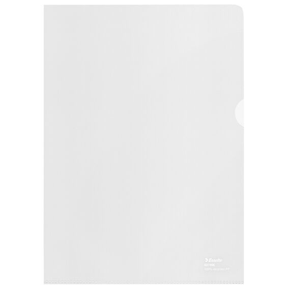 Mapa plastic A4, deschidere in L, 100 buc/set, ESSELTE Recycled - 2Papet