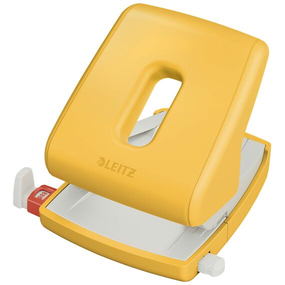 Perforator plastic, LEITZ Cosy 5004, 30 coli, ALEGE CULOAREA: Galben - 2Papet