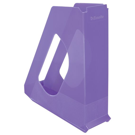Suport vertical A4 din plastic, ESSELTE Colour Breeze, ALEGE CULOAREA: Lavanda - 2Papet