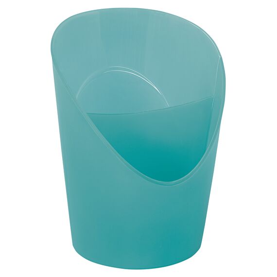 Suport instrumente de scris plastic, forma cilindrica, ESSELTE Colour Breeze, ALEGE CULOAREA: Albastru - 2Papet