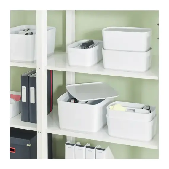 Cutie depozitare mica din plastic cu capac, LEITZ MyBox - 2Papet