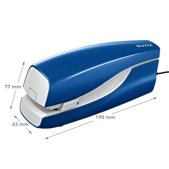 Capsator electric 20 coli, LEITZ WOW NeXXt Series 5533, Albastru - 2Papet