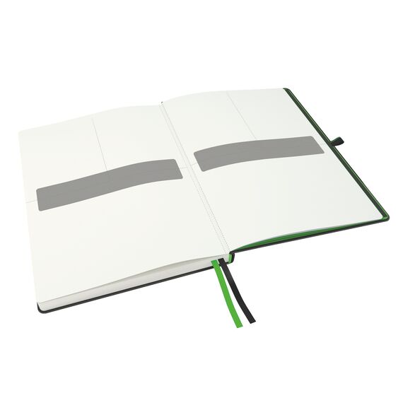 Caiet A4 matematica, coperta fina si elastic, LEITZ Complete Negru - 3Papet