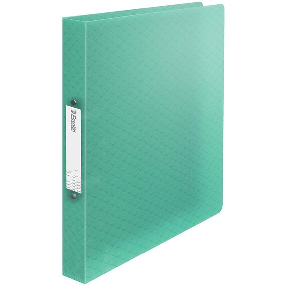 Caiet mecanic cu coperti flexibile A4, 2 inele, 34 mm, ESSELTE Colour Breeze, ALEGE CULOAREA: Verde - 2Papet